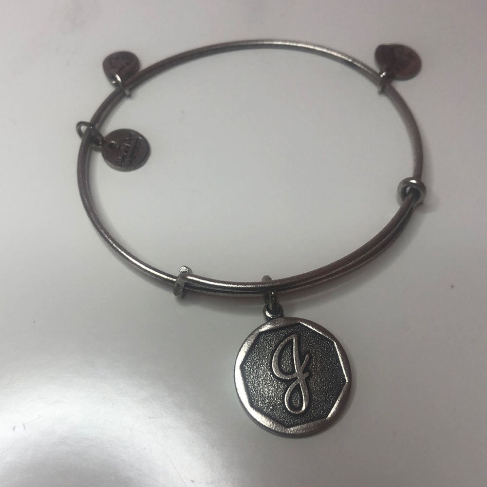 Alex and Ani initial bracelet (J)